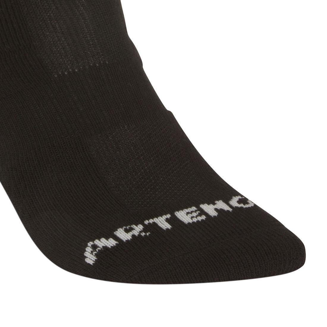 ARTENGO - RS800 Adult High Sports Socks 3-pack, Black