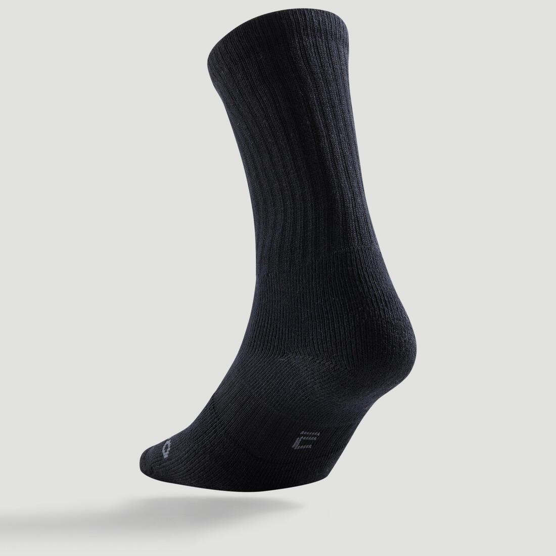 RS800 Adult High Sports Socks 3-pack-White, No Color, large image number 8
