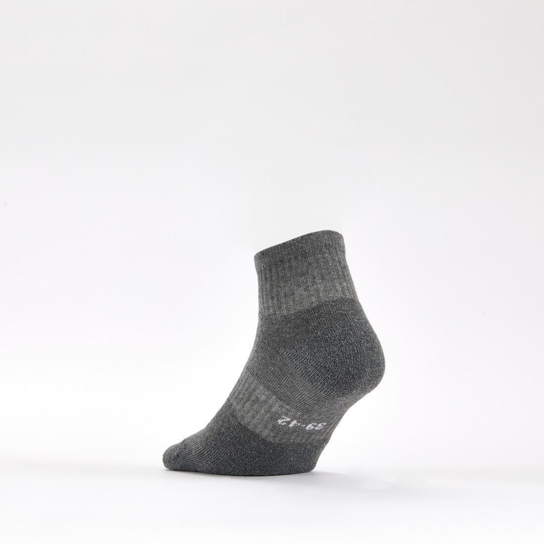 RS800 Adult Sports Socks 3-Pack-White, No Color, large image number 5