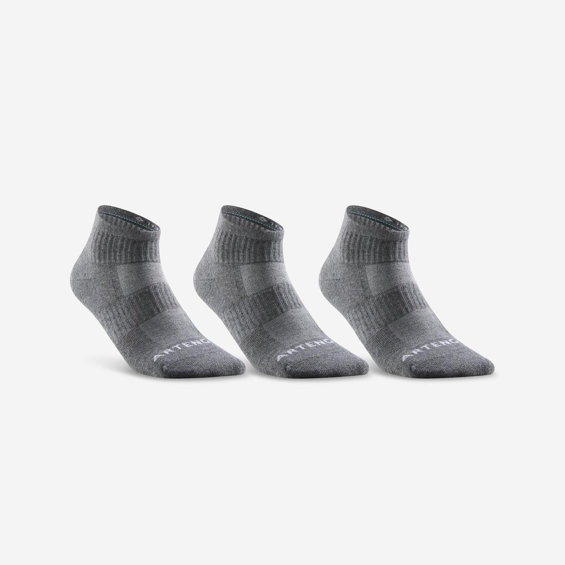 RS800 Adult Sports Socks 3-Pack-White, No Color, large image number 6