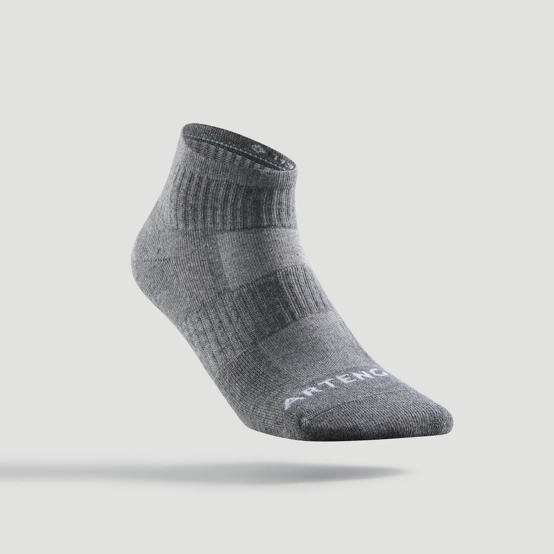 RS800 Adult Sports Socks 3-Pack-White, No Color, large image number 7