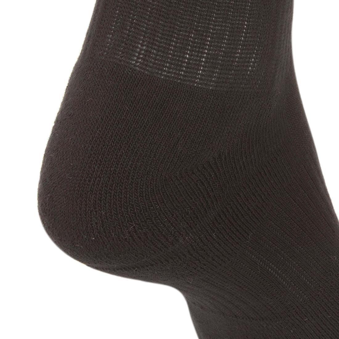 RS800 Adult Sports Socks 3-Pack, Black, No Color, medium