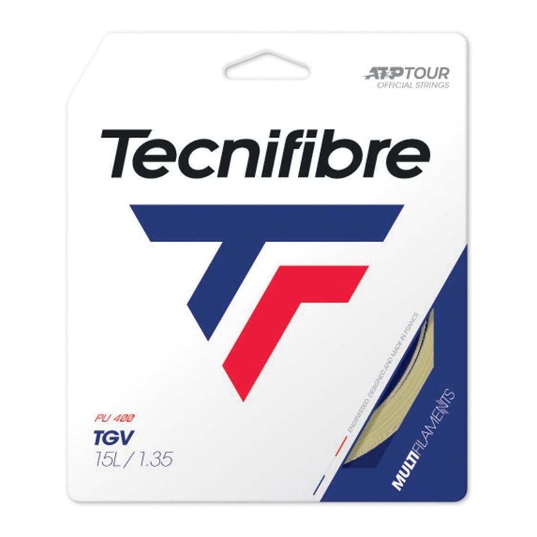 TGV 1.35 mm Multifilament Tennis String, No Color, medium