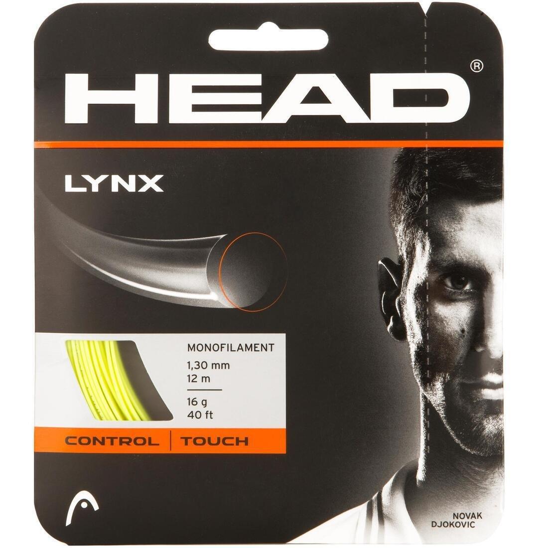 Lynx Monofilament Tennis Strings, Yellow, No Color, medium