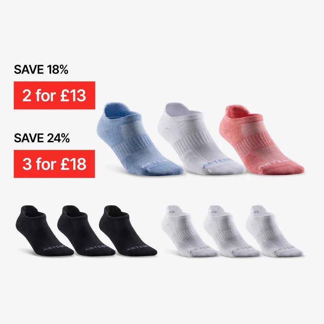 RS 500 Low Sports Socks Tri-Pack, Black, , large image number 14