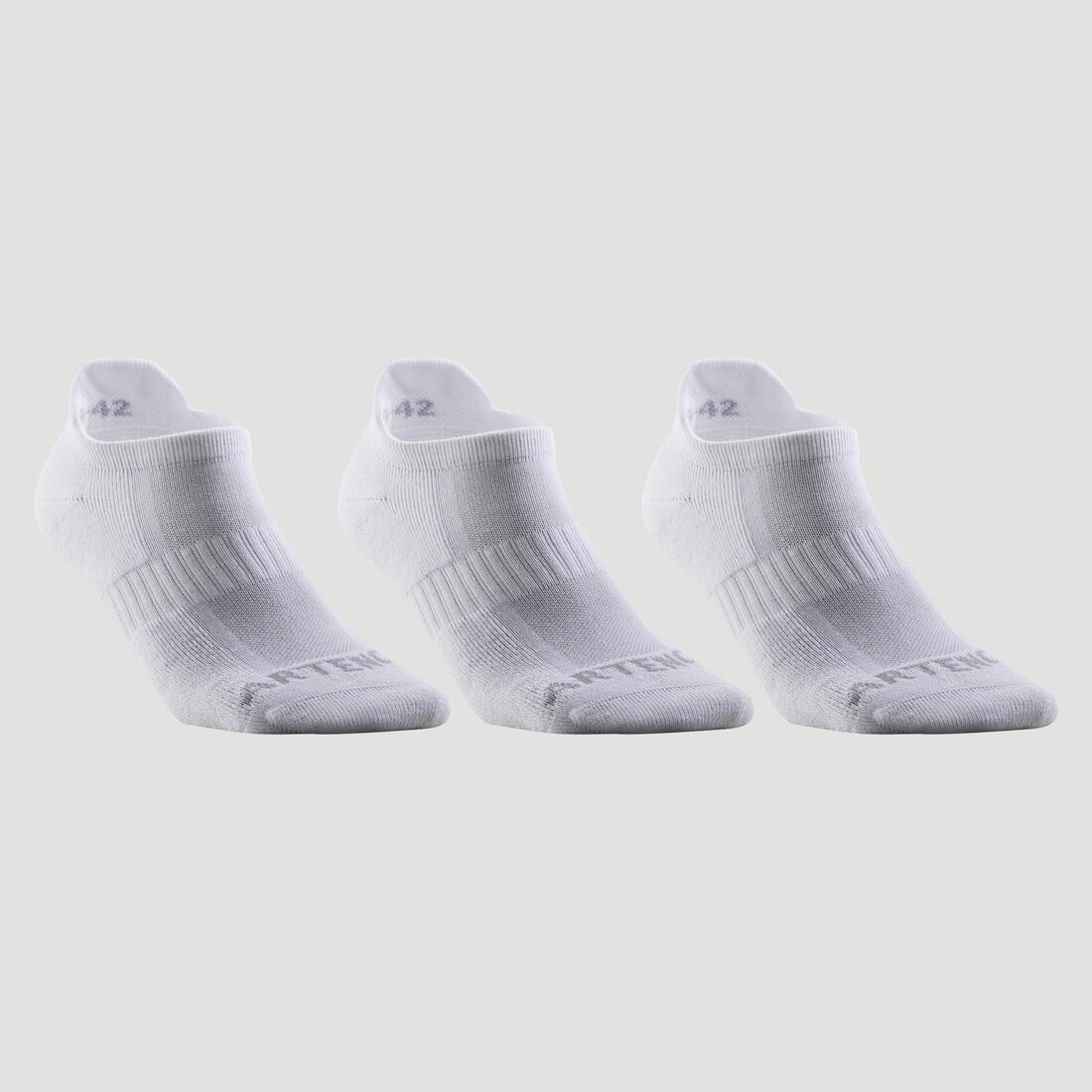 Low Sports Socks - Tri-Pack Rs500, White, No Color, large image number 4