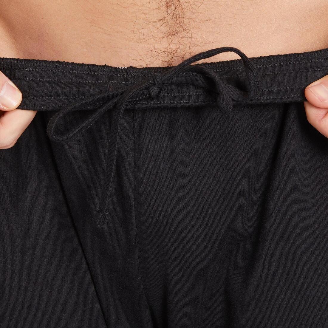 Regular-Fit Jersey Gym & Pilates Bottoms - Black, No Color, large image number 13