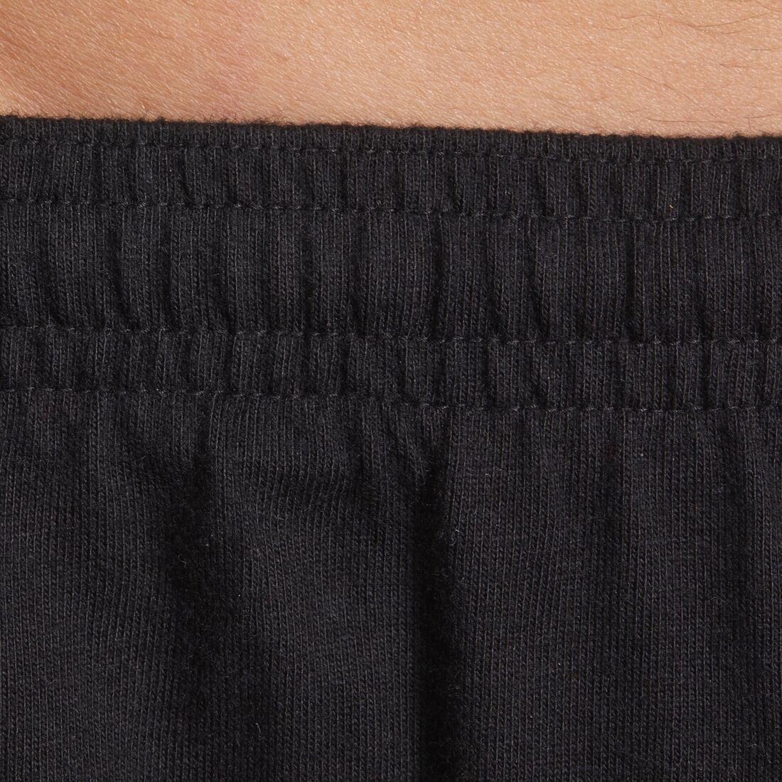 Regular-Fit Jersey Gym & Pilates Bottoms - Black, No Color, large image number 14