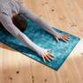 KIMJALY - 8Mm Comfort Yoga Mat  Jungle, Blue