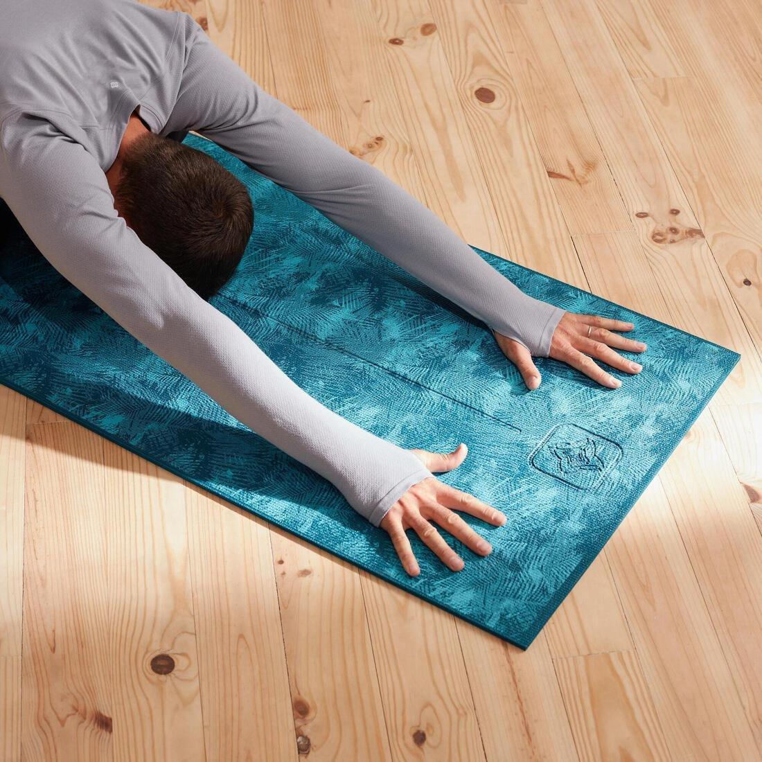 KIMJALY - Comfort Yoga Mat 8 Mm, Blue