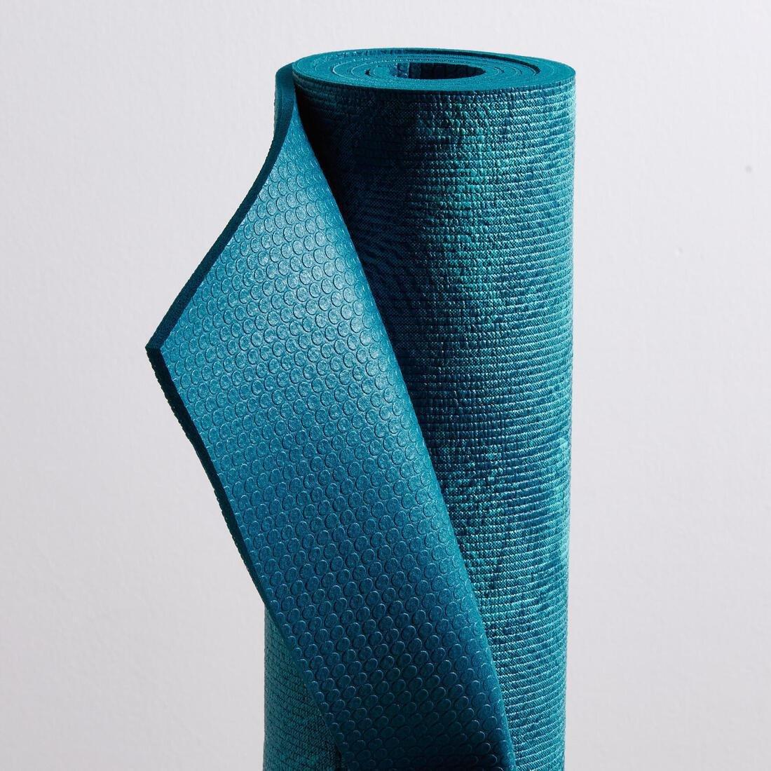 8Mm Comfort Yoga Mat  Jungle, Blue, No Color, large image number 3