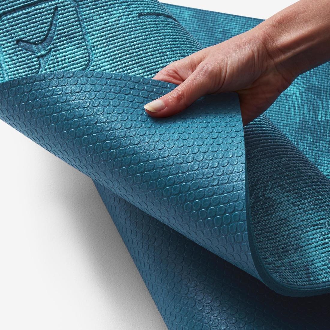 8Mm Comfort Yoga Mat  Jungle, Blue, No Color, large image number 5