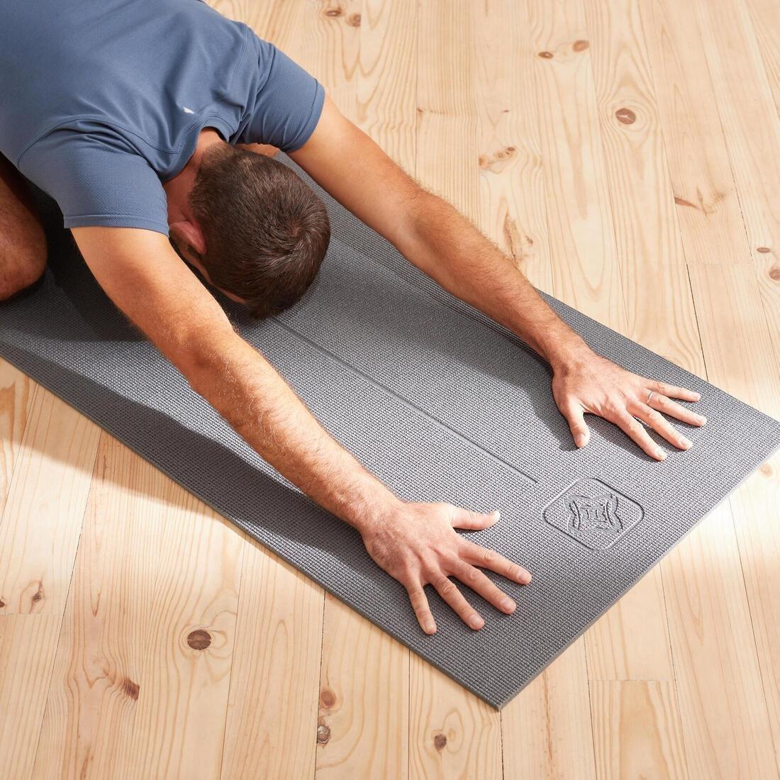 8Mm Comfort Yoga Mat  Jungle, Blue, No Color, large image number 13