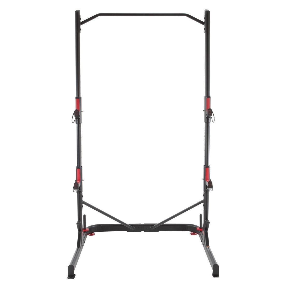 Weight Training Rack Squats Chin-Ups, No Color, large image number 1