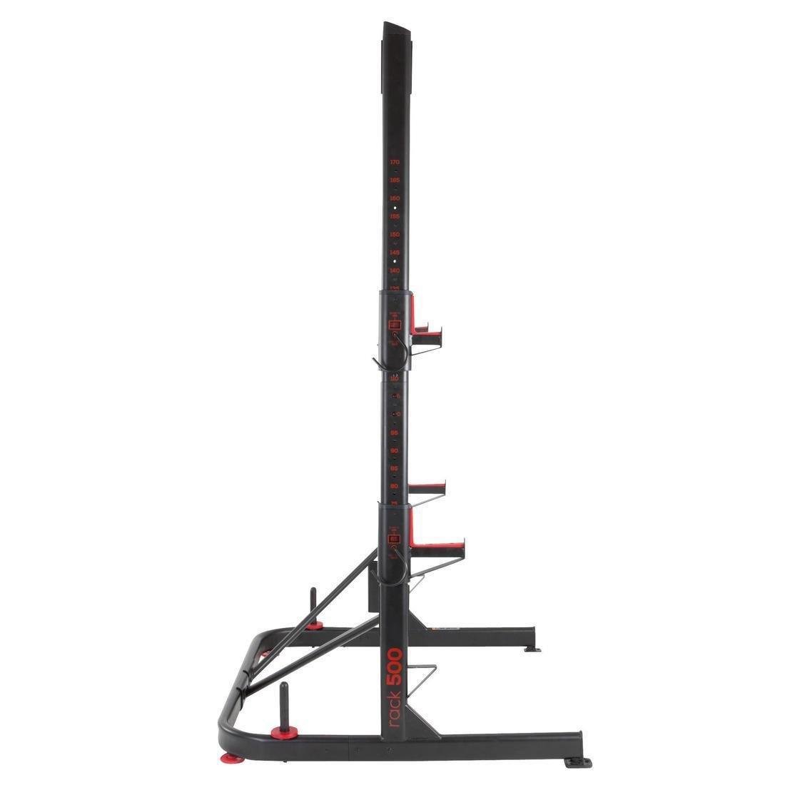 Weight Training Rack Squats Chin-Ups, No Color, large image number 2