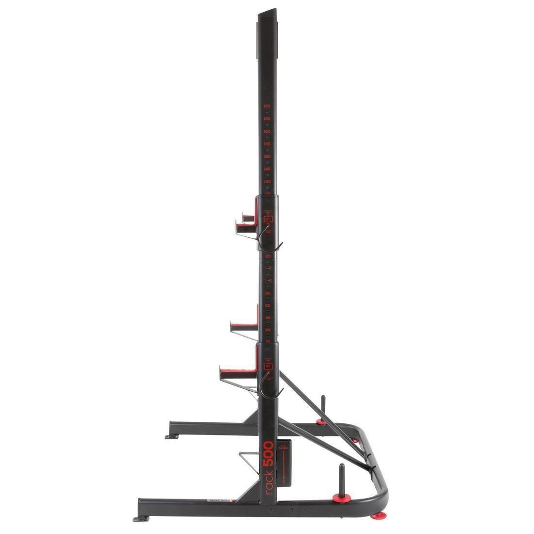 Weight Training Rack Squats Chin-Ups, No Color, large image number 4