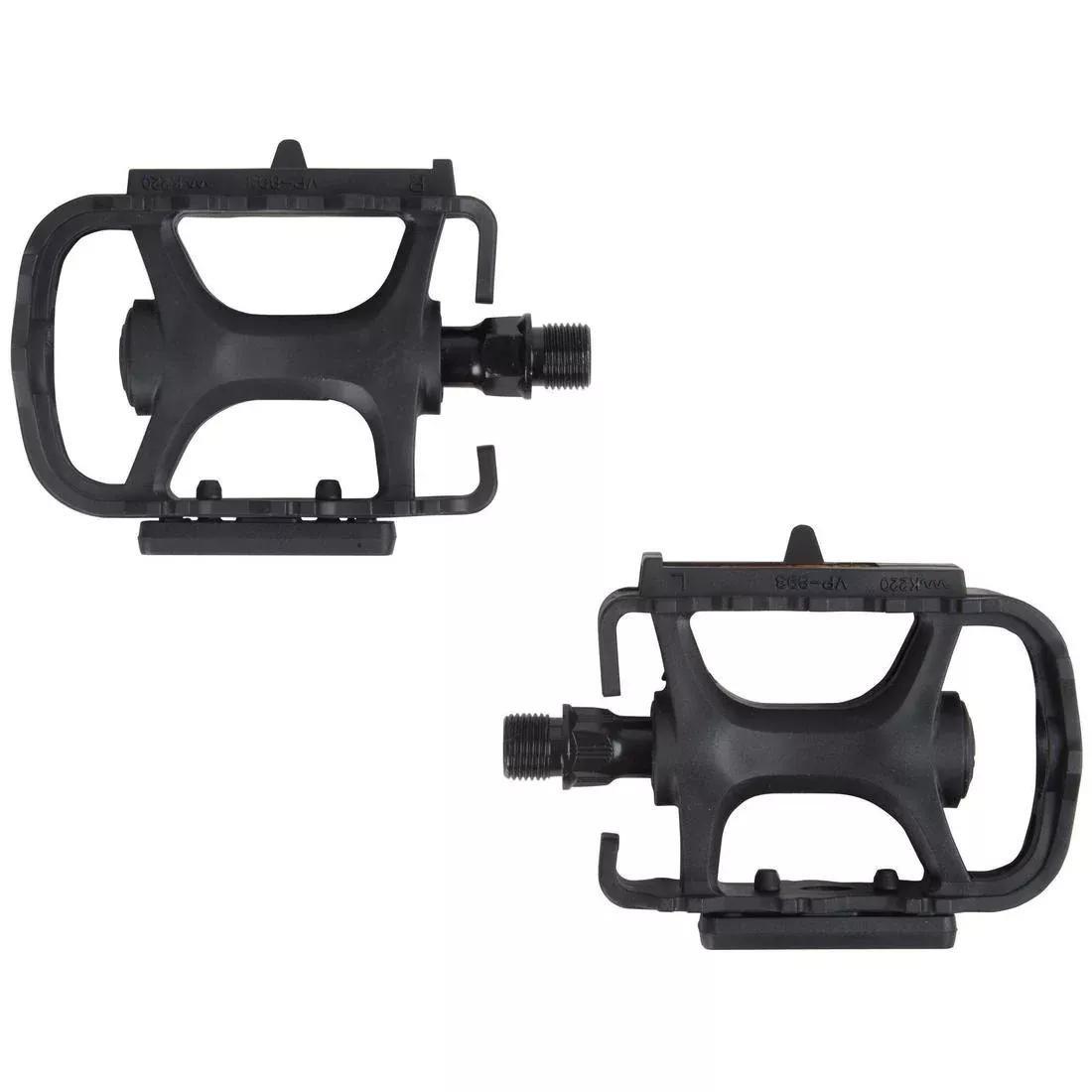 Flat Resin Mountain Bike Pedals, No Color, large image number 0