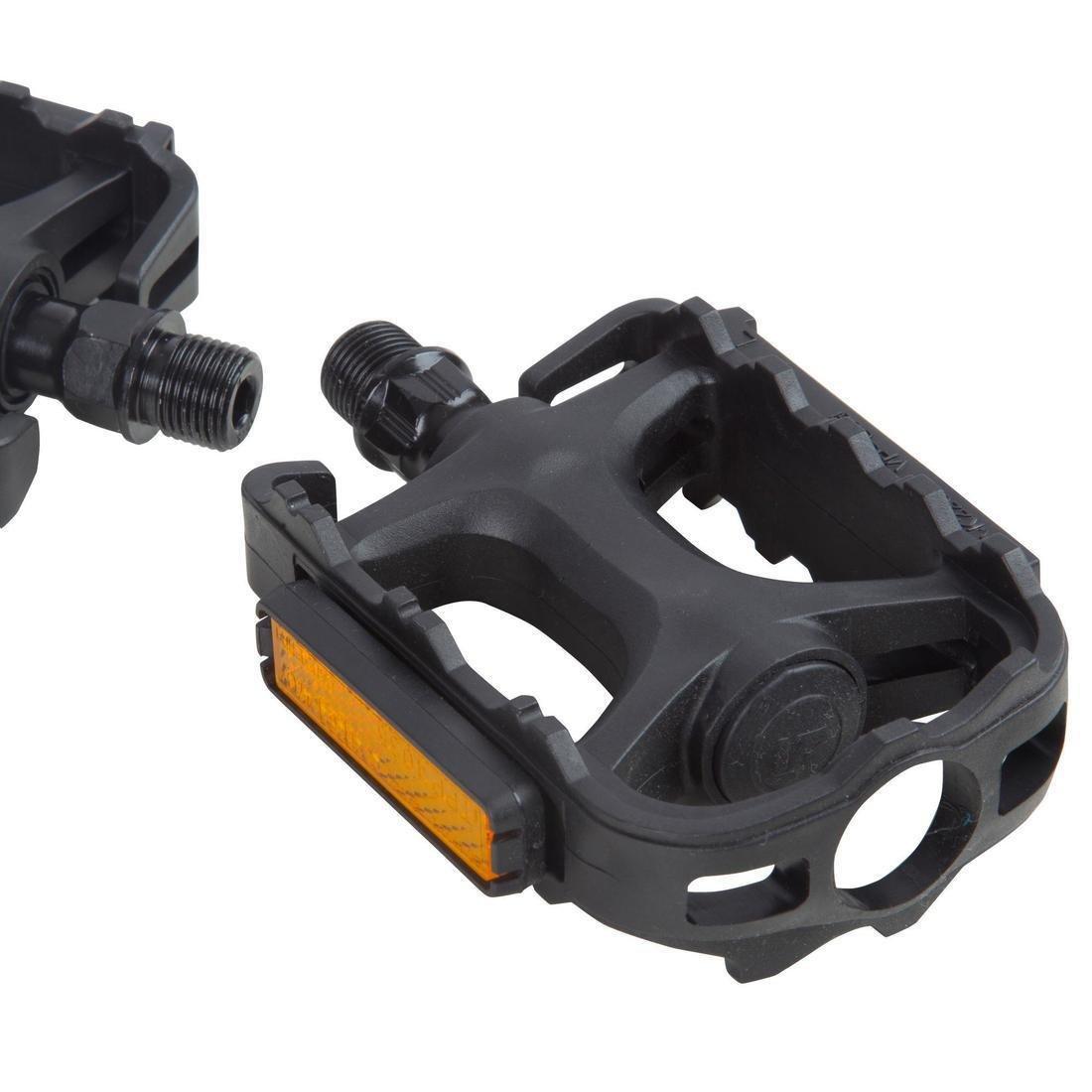 Flat Resin Mountain Bike Pedals, No Color, large image number 2