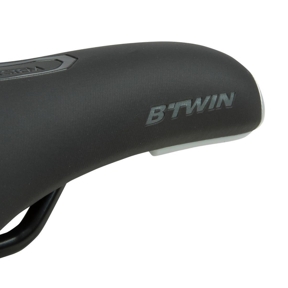 500 Childrens Bike Sport Saddle, Black, No Color, large image number 4