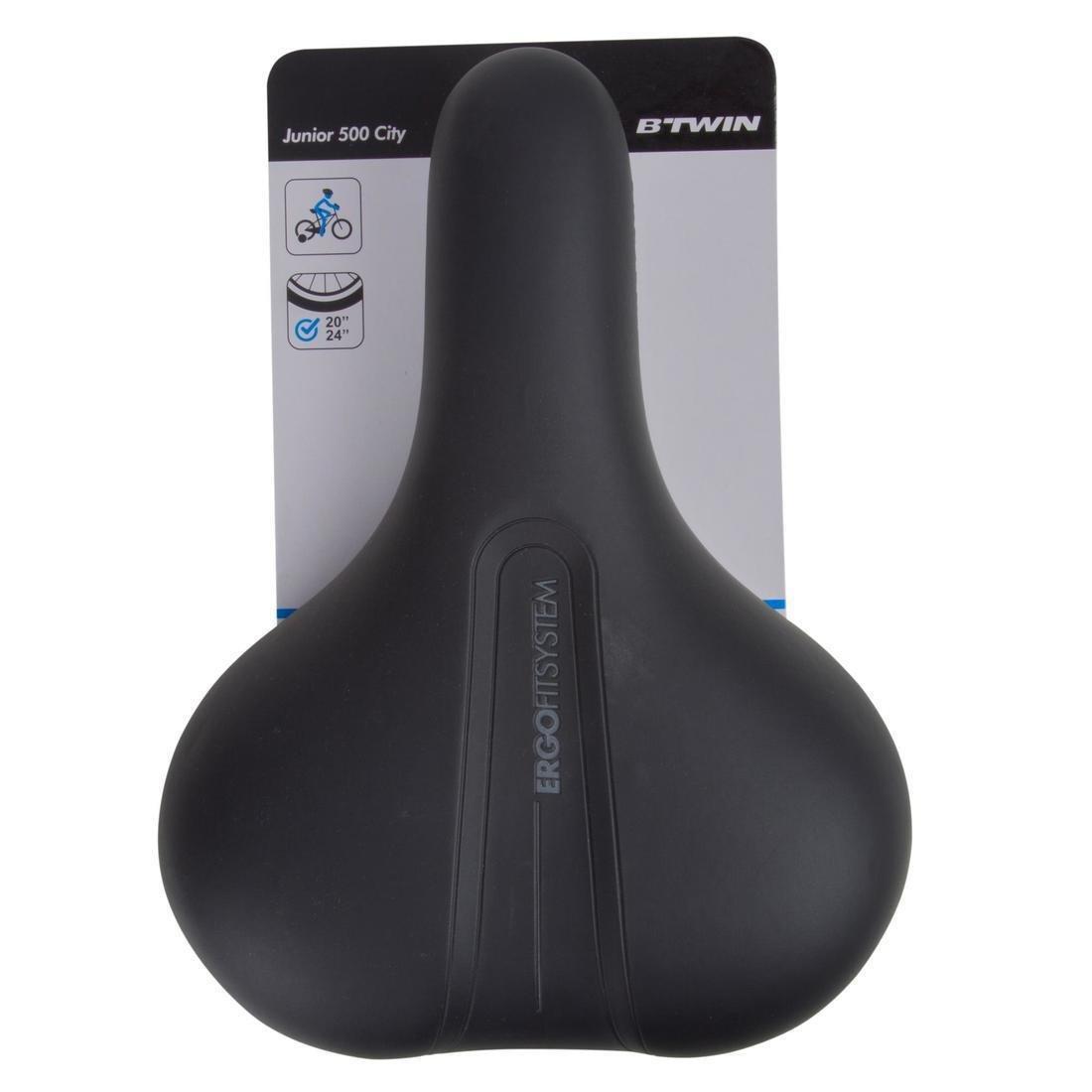 DECATHLON - Kid 90 Cycling Saddle, Black