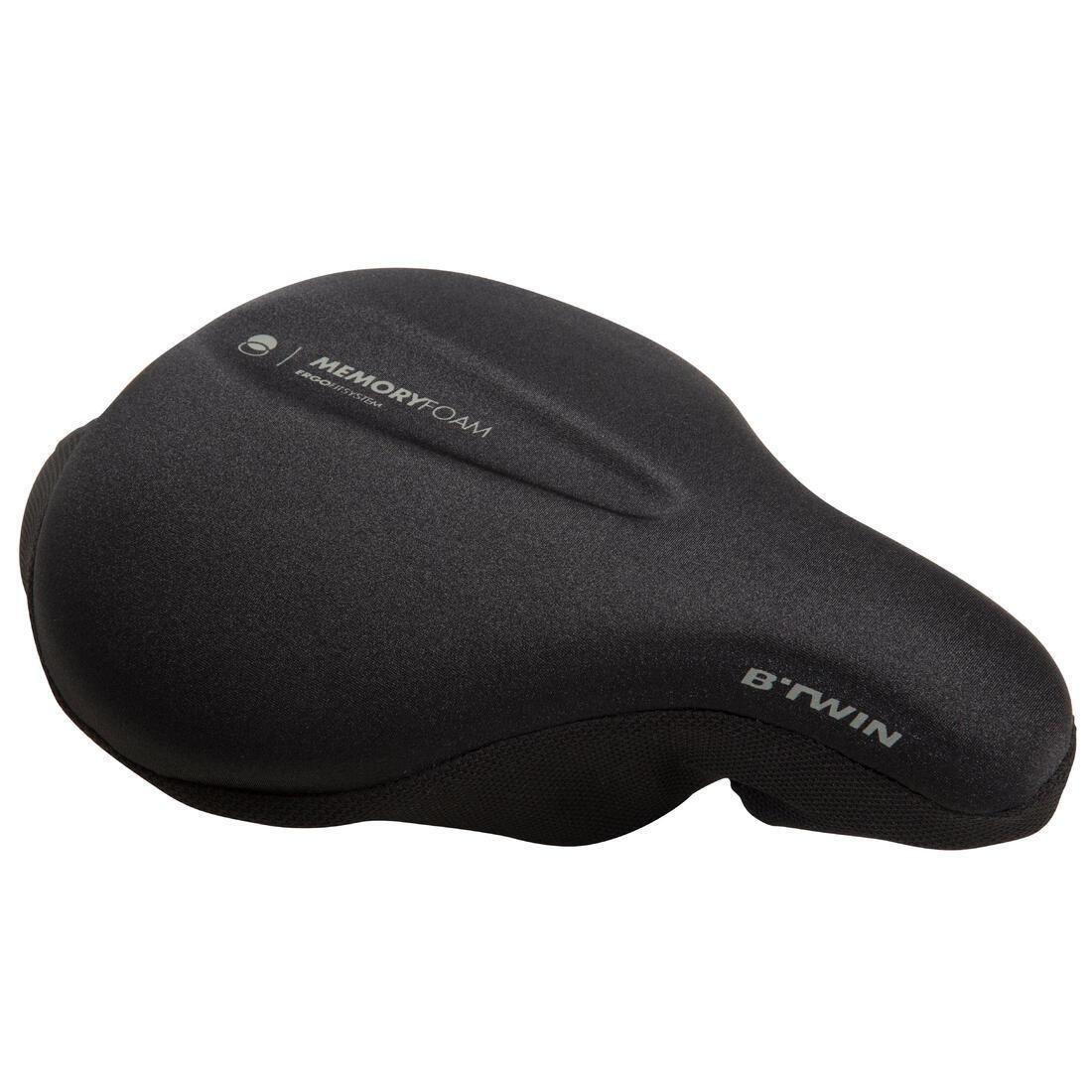 DECATHLON - 500 Saddle Cover MemoryFoam -Black