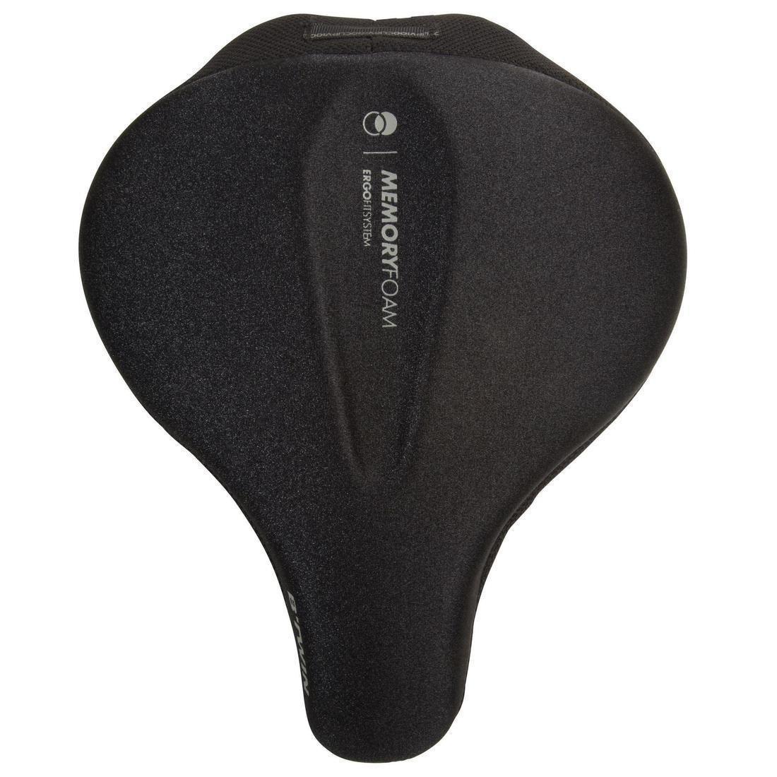 DECATHLON - 500 Saddle Cover MemoryFoam -Black