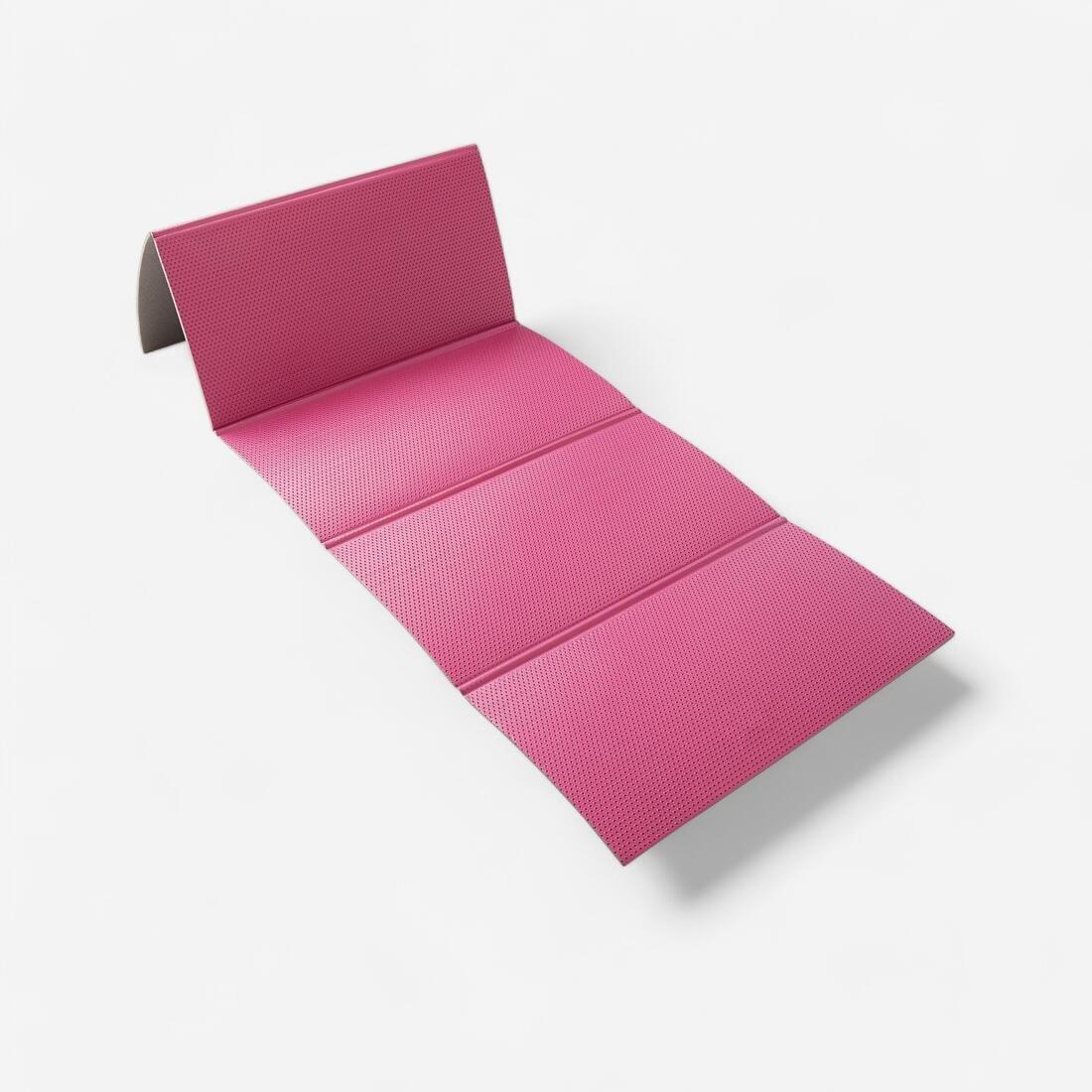 Fitness Folding Floor Mat, Fuchsia, No Color, large image number 0