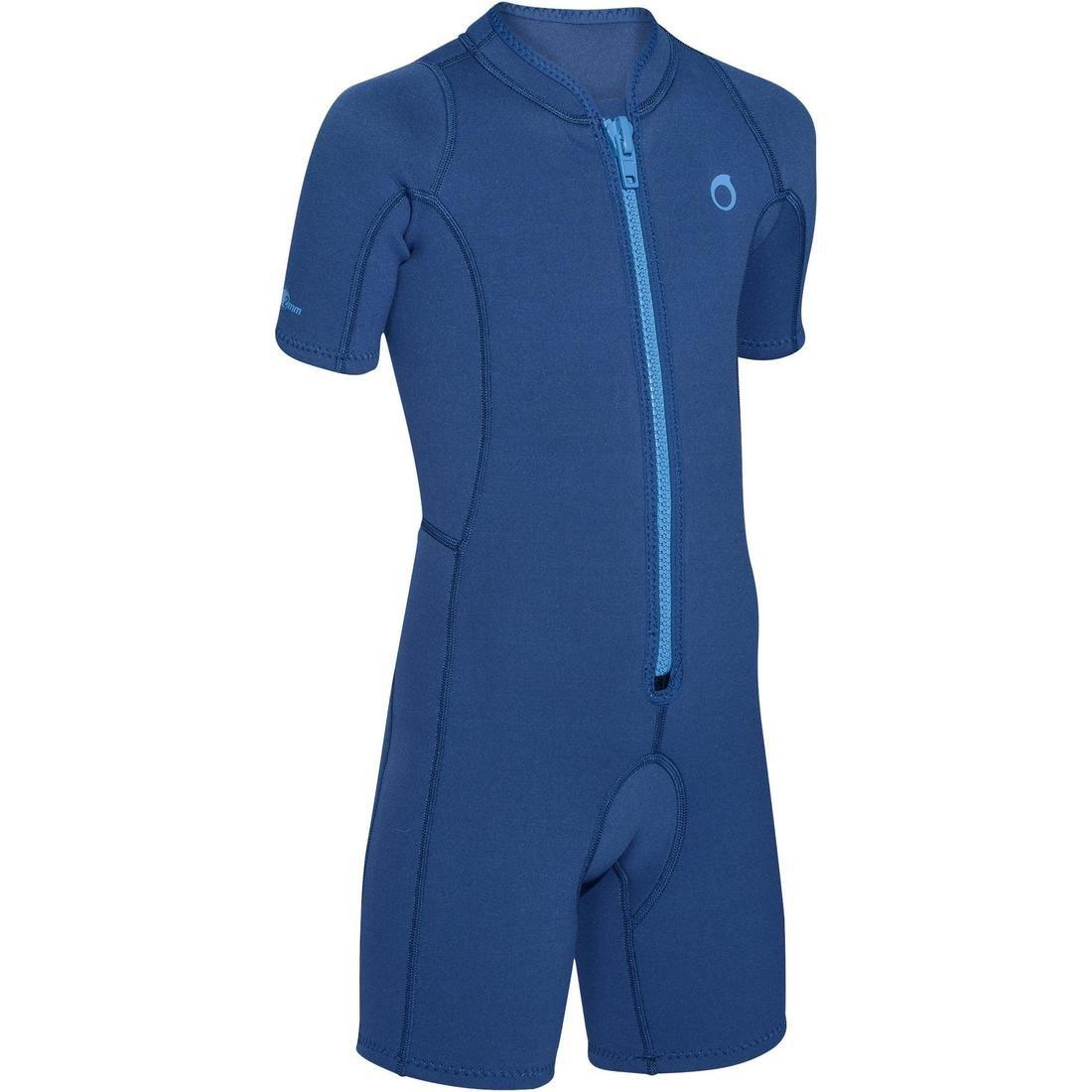Kids Snorkelling Shorty - 100 2mm, Navy, 5401_000, medium