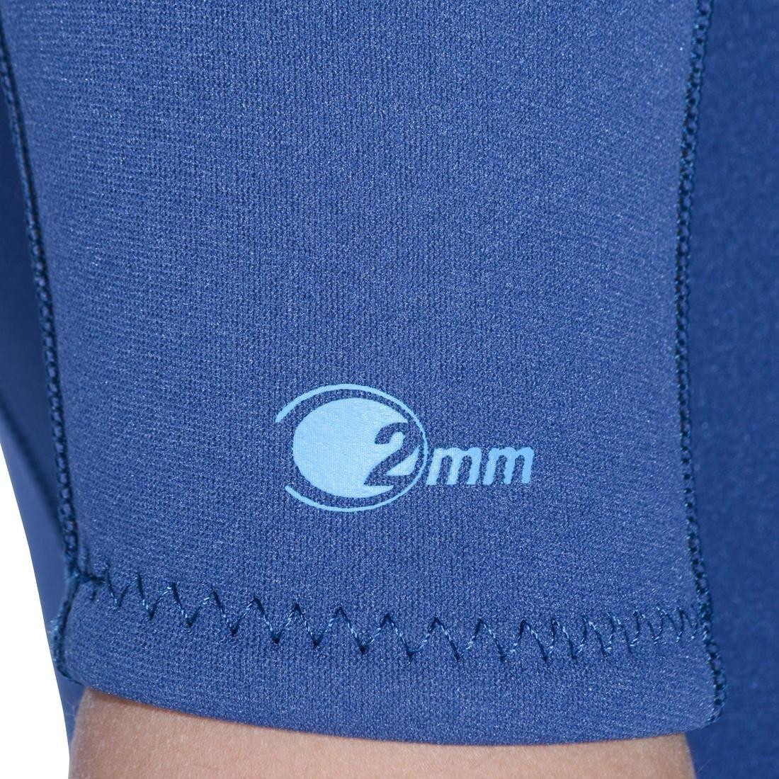 Kids Snorkelling Shorty - 100 2mm, Navy, 5401_000, large image number 8
