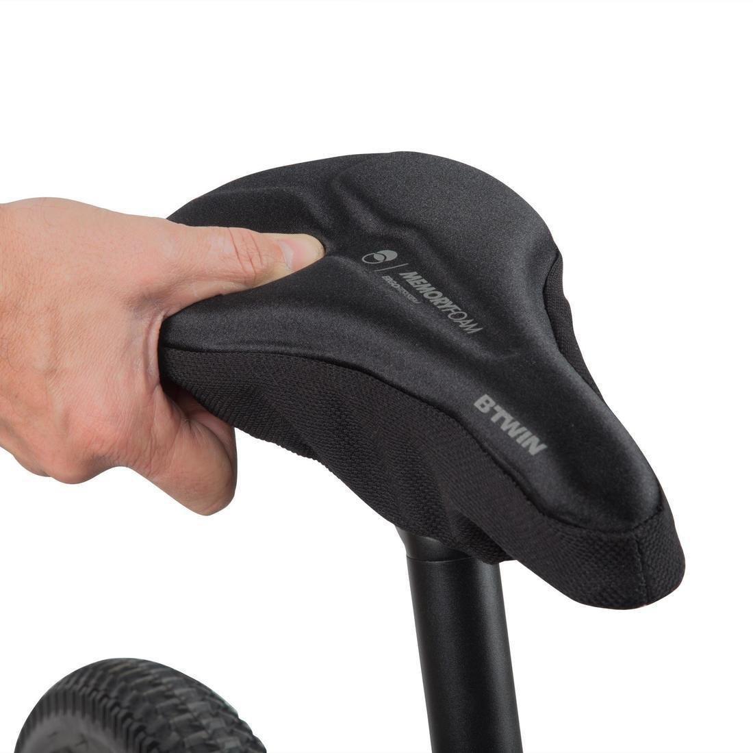 500 Memory Foam Saddle Cover, Black, No Color, medium