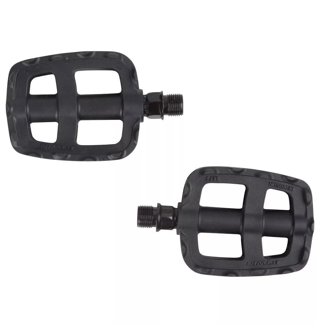 BTWIN - Kids' Bike Pedals, Black