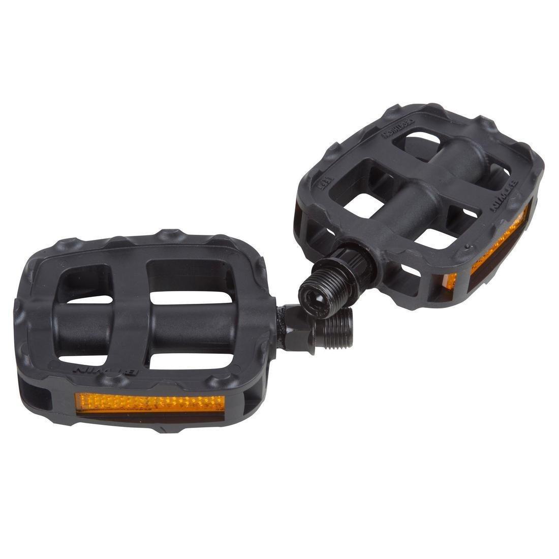 BTWIN - Kids' Bike Pedals, Black