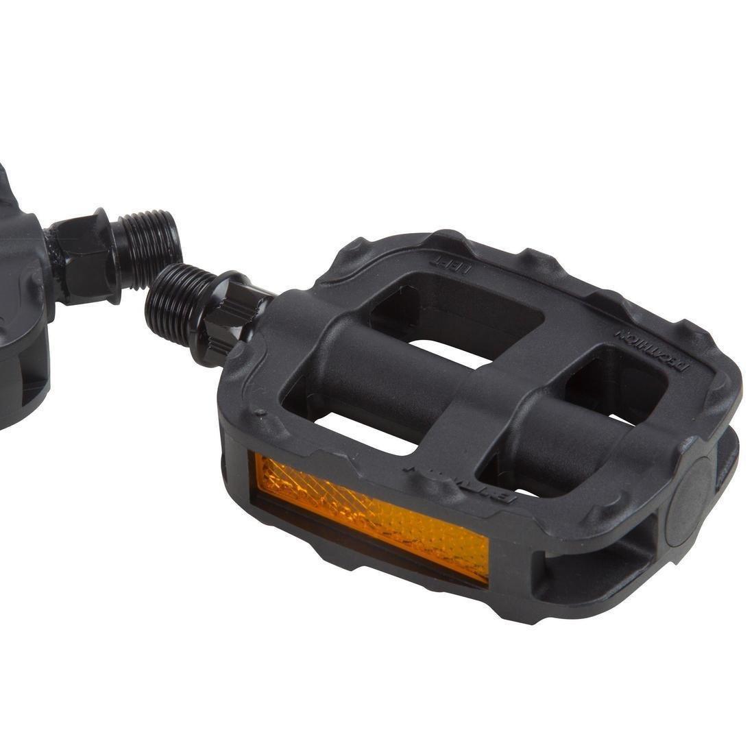 BTWIN - Kids' Bike Pedals, Black