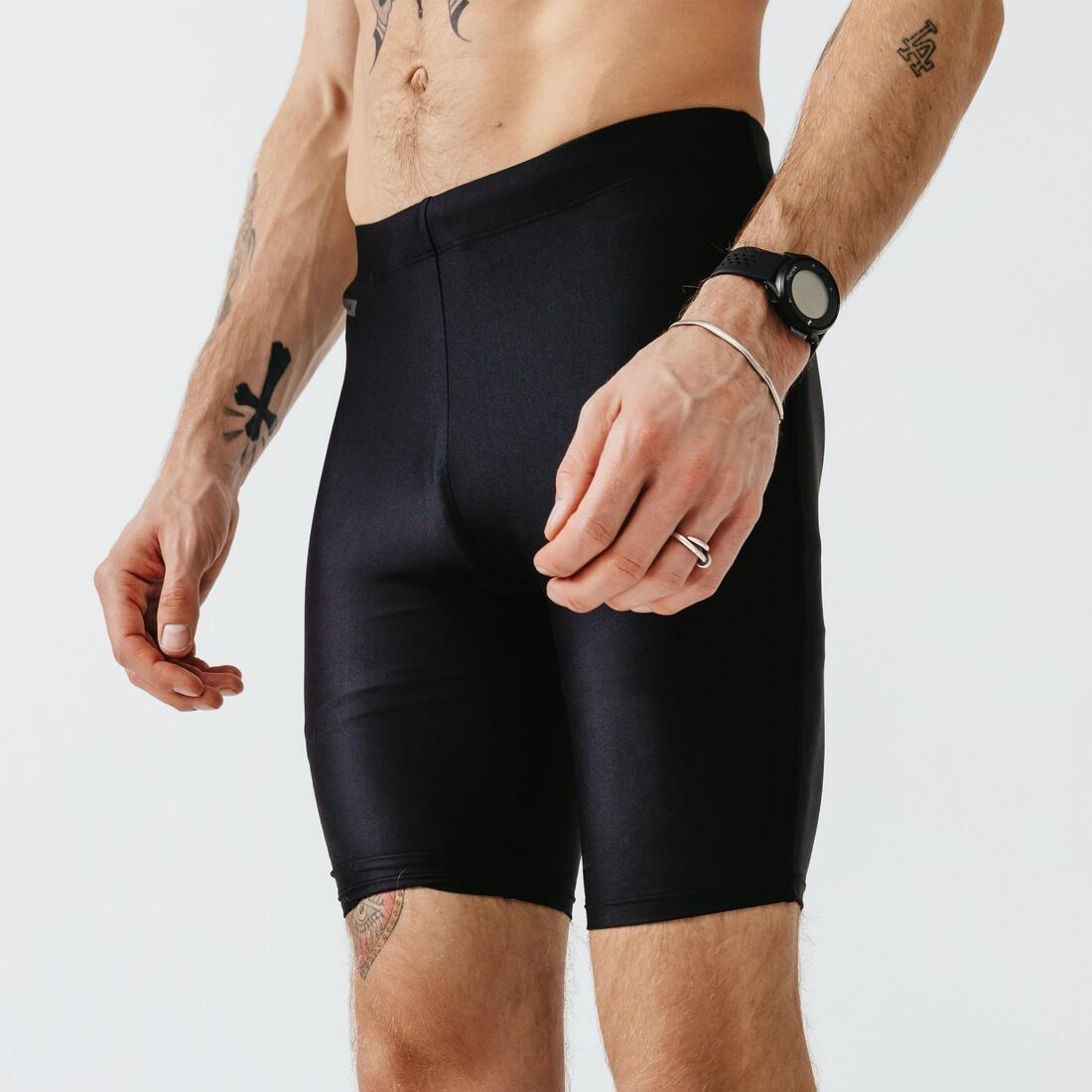 Men's Running Breathable Tight Shorts Dry, Black, , large image number 0