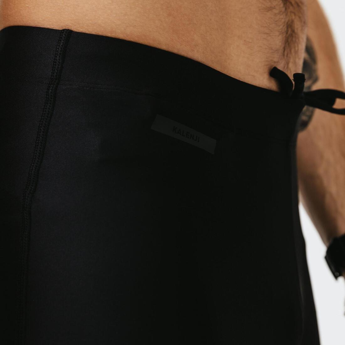 Buy Men's Running Breathable Tight Shorts Dry Black Online