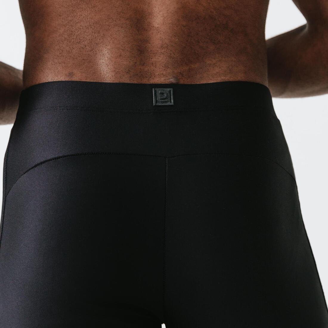 Kalenji Dry Men's Breathable Running Cropped Trousers, Black, , large image number 7
