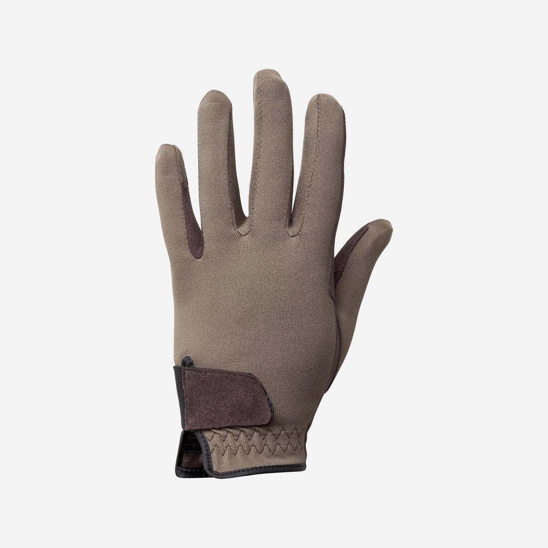Kids Horse Riding Gloves, Deep Shale, , large image number 0