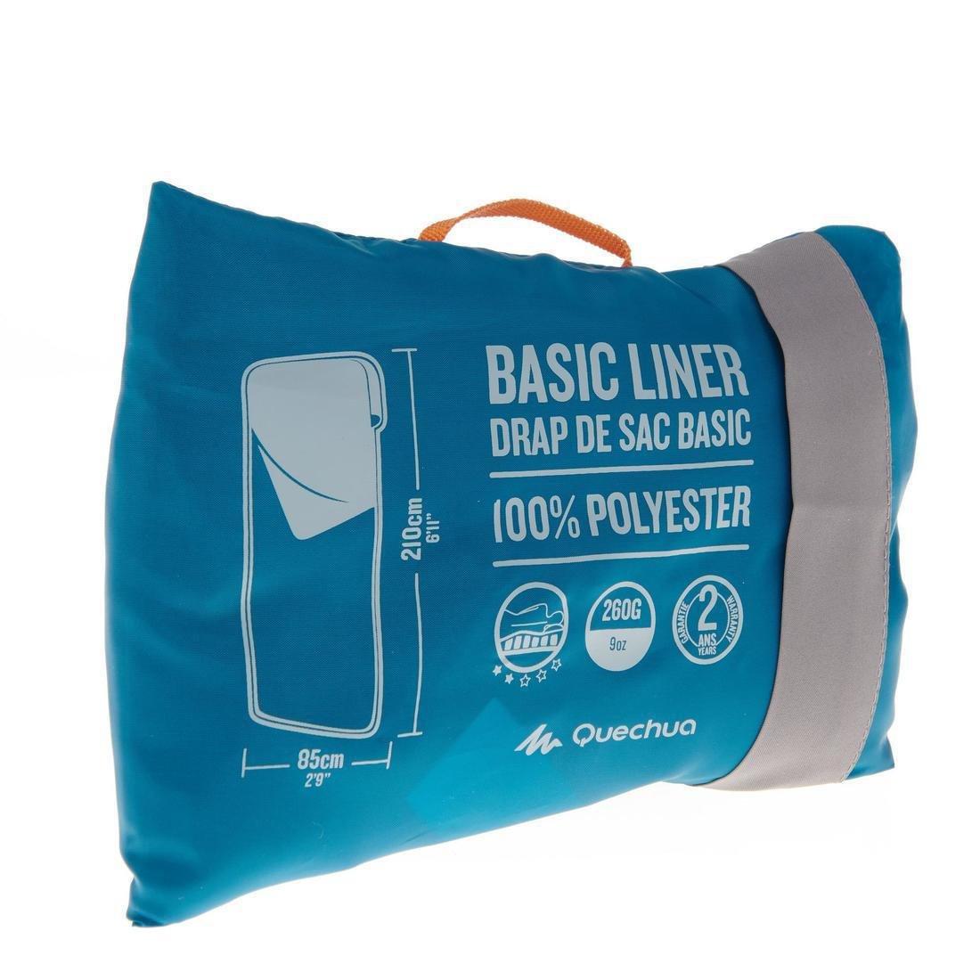 Polyester Sleeping Bag Liner, Pewter, No Color, large image number 1