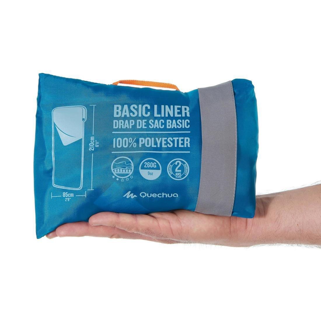Polyester Sleeping Bag Liner, Pewter, No Color, large image number 5