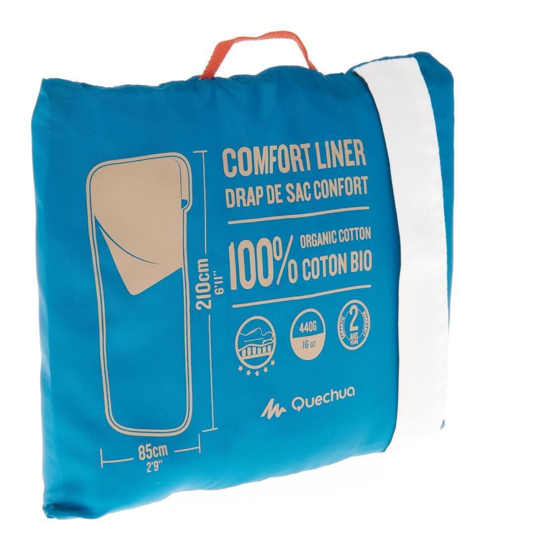 Cotton Sleeping Bag Liner-White, No Color, large image number 4