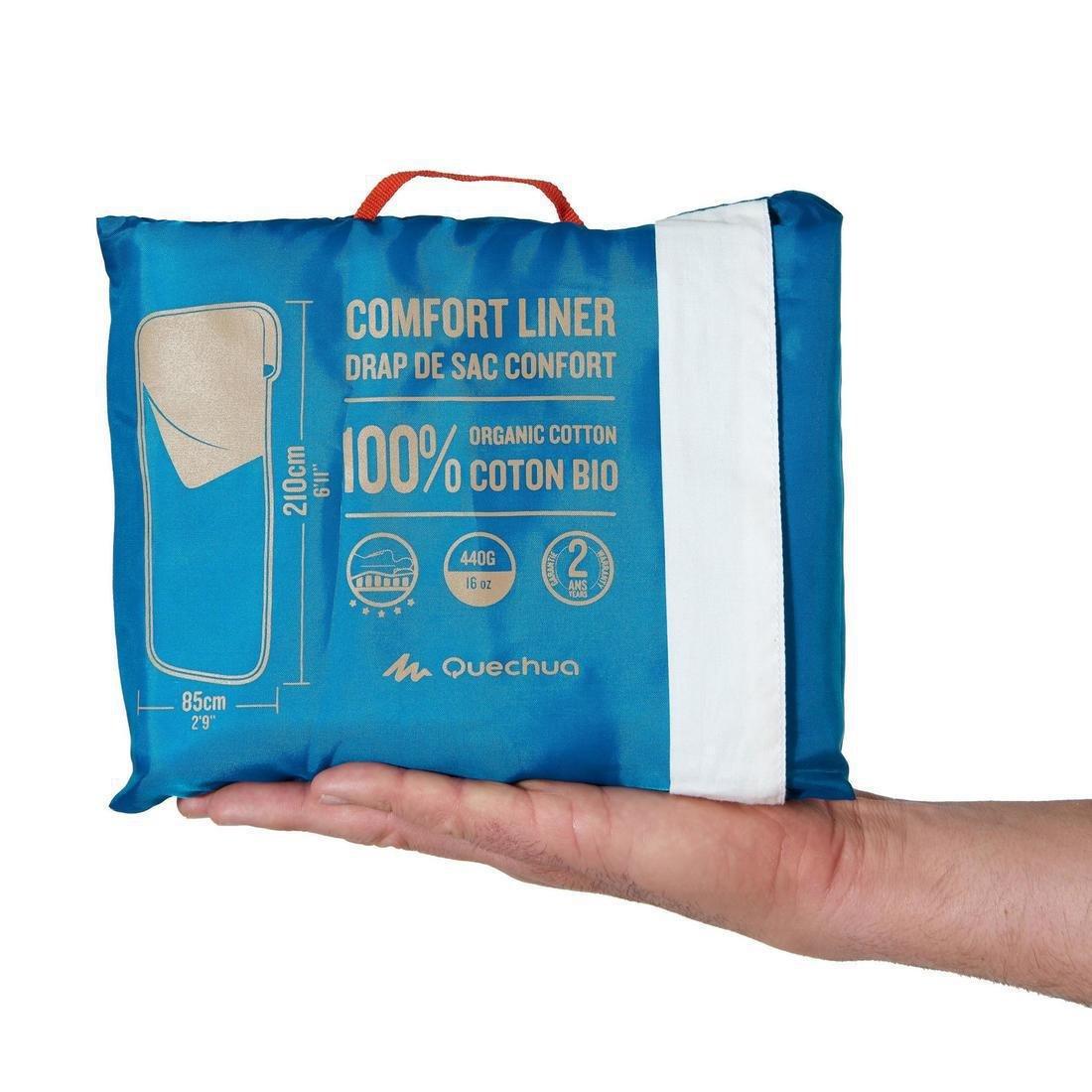 Cotton Sleeping Bag Liner-White, No Color, large image number 5