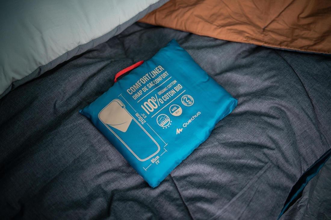 Cotton Sleeping Bag Liner-White, No Color, large image number 6