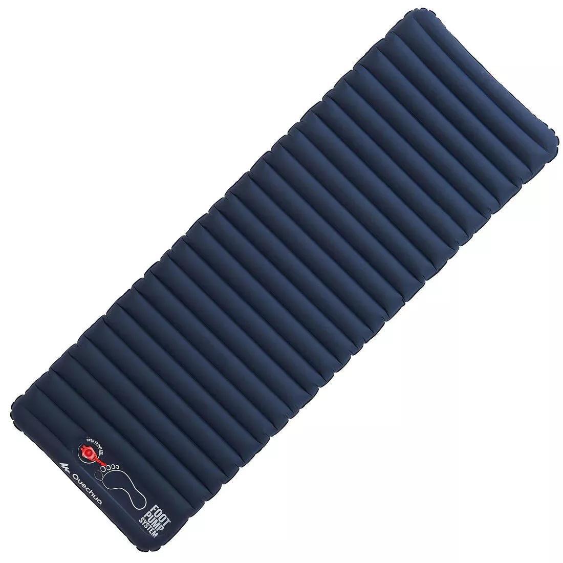 Inflatable Camping Mattress, Air Pump, 1 Person, No Color, large image number 1