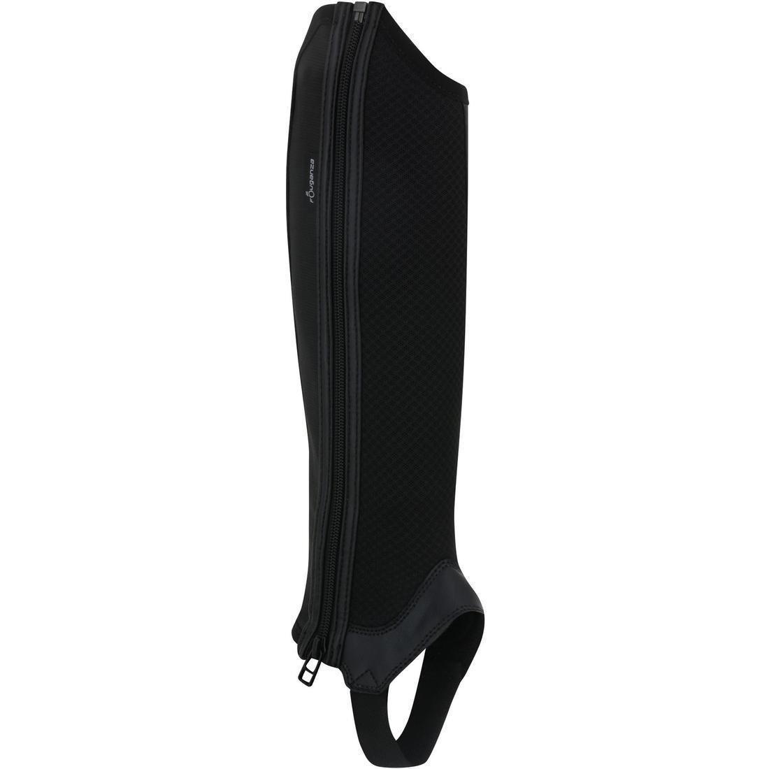 100 MeshKids Horse Riding Half Chaps, Brown, , large image number 5