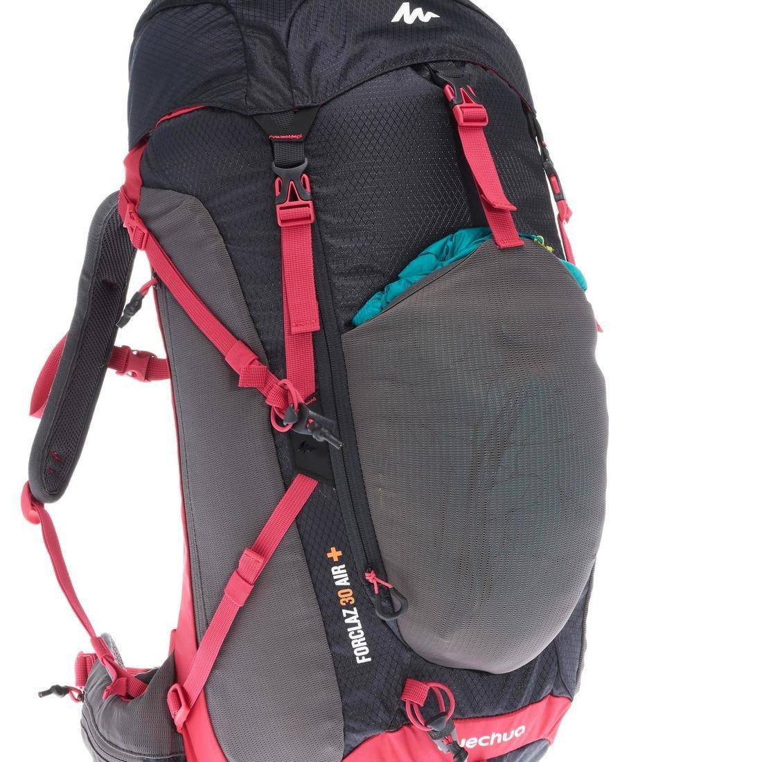 Mh500 Womens  Mountain Hiking Backpack, Carbon Grey, No Color, large image number 9