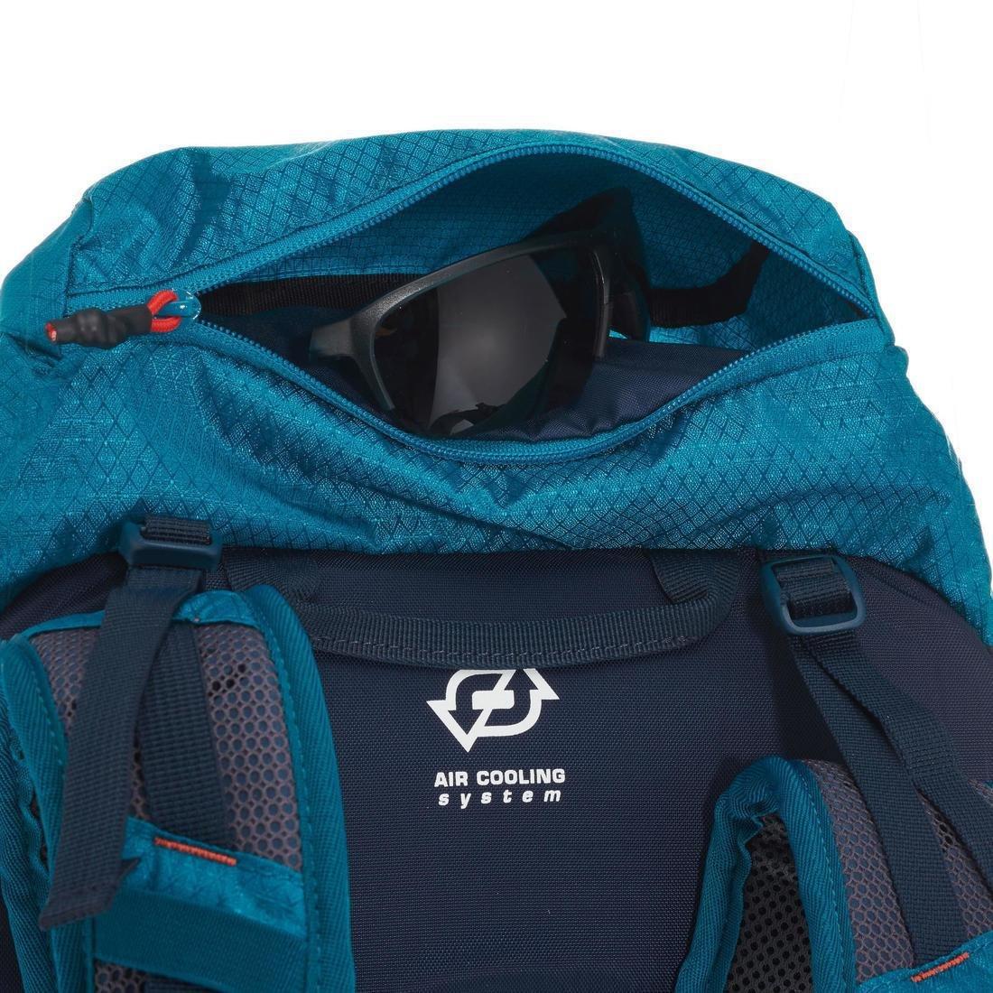 MH500 30 LITRE MOUNTAIN HIKING BACKPACK - BLUE, peacock blue, No Color, large image number 4