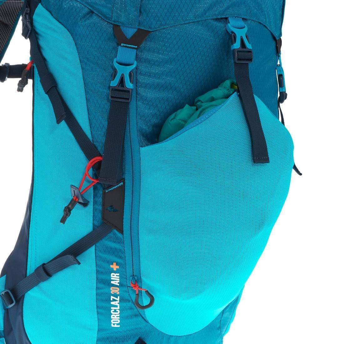 MH500 30 LITRE MOUNTAIN HIKING BACKPACK - BLUE, peacock blue, No Color, large image number 7
