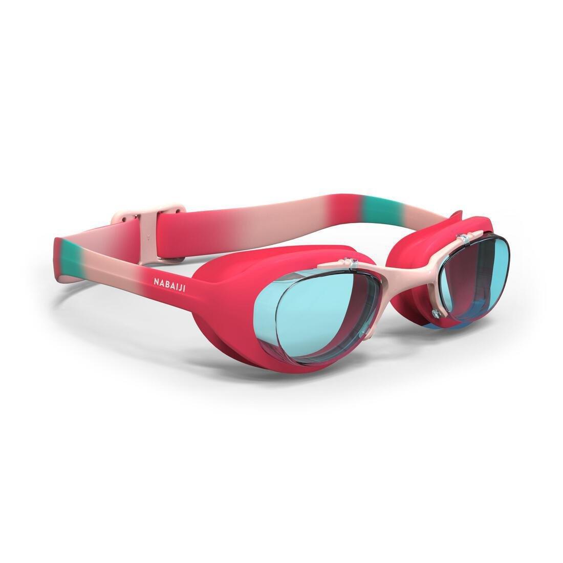 NABAIJI - Kids Swimming Goggles Xbase S Clear Lenses, Pink