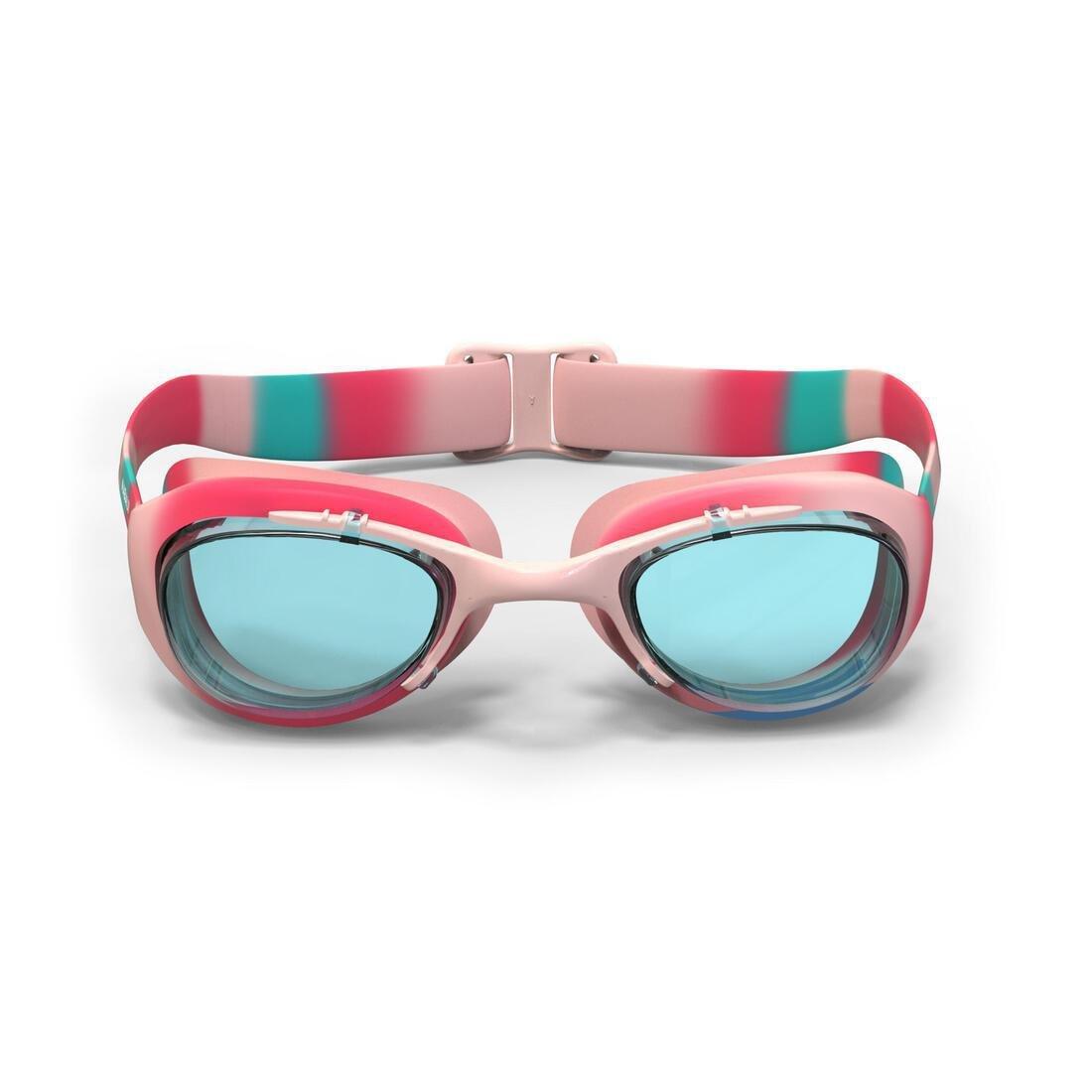 Kids Swimming Goggles Xbase S Clear Lenses, Pink, No Color, large image number 5
