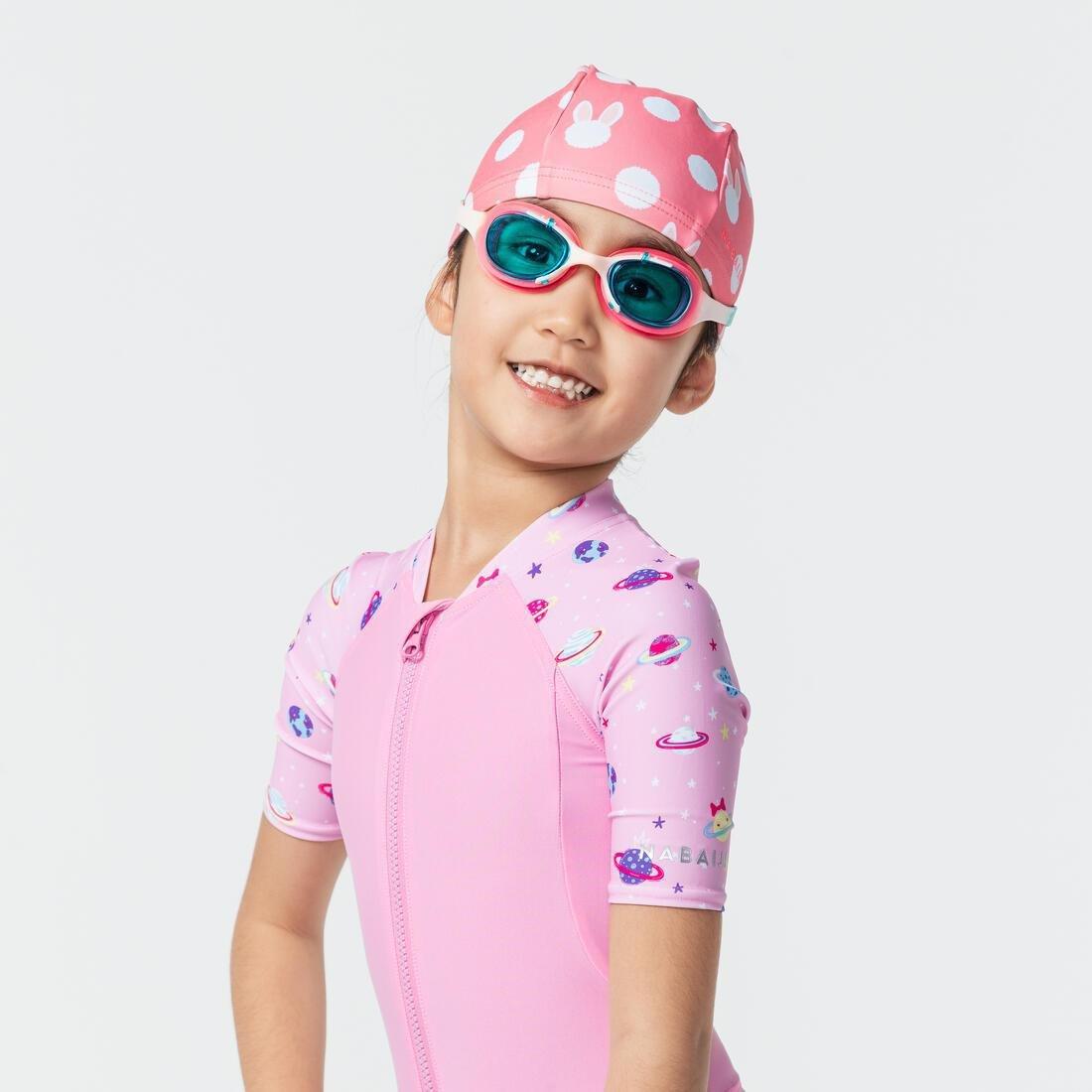 Kids Swimming Goggles Xbase S Clear Lenses, Pink, No Color, large image number 6